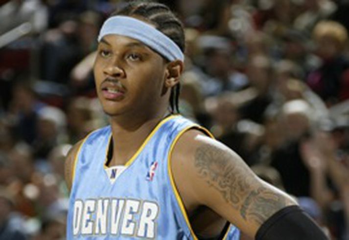 Carmelo Anthony hefur leikið mjög vel með Denver í marsmánuði