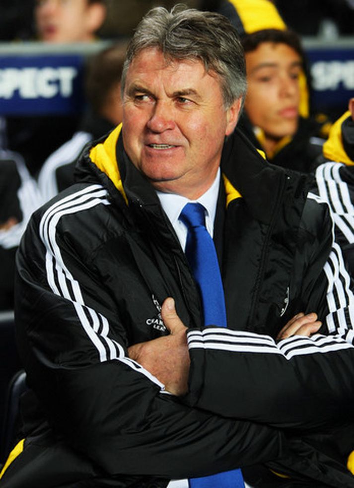 Guus Hiddink, stjóri Chelsea.