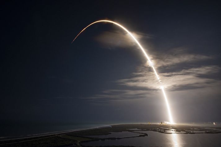 Markmið SpaceX er að koma gífurlegum fjölda Starlink-gervihnatta á braut um jörðu.