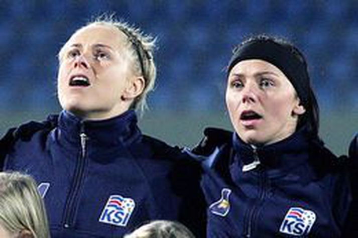 Edda Garðarsdóttir og Ólína Guðbjörg Viðarsdóttir.