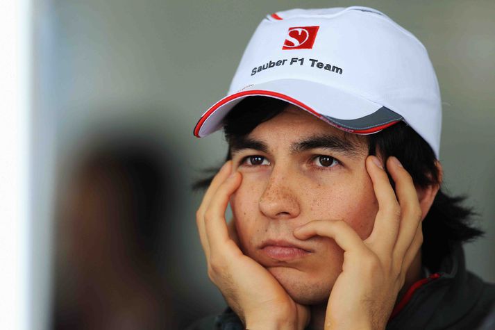 Sergio Perez frá Mexíkó er nýliði í Formúlu 1 og ekur með Sauber liðinu.