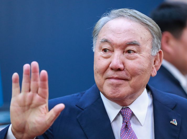 Nursultan Nazarbayev er 78 ára að aldri.
