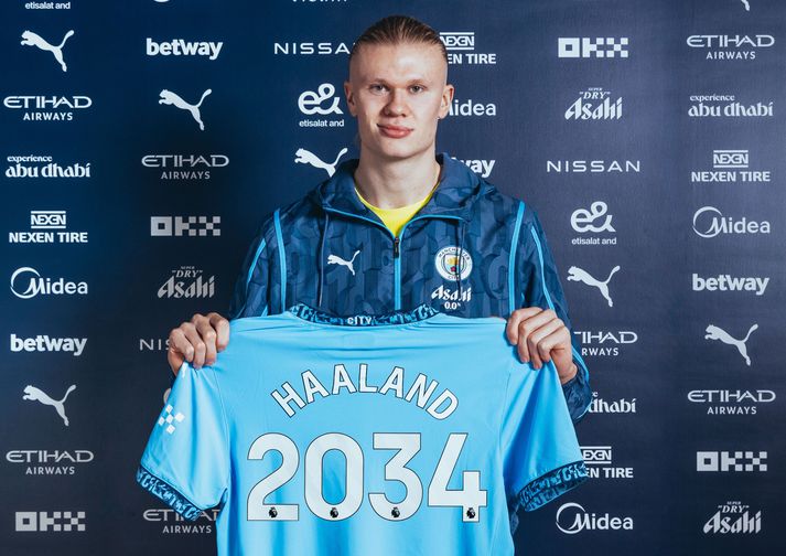 Erling Haaland er ekkert á leiðinni frá Manchester City á næstunni.