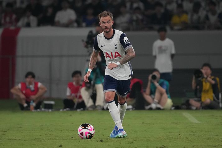 James Maddison og félagar í Tottenham mæta Bayern München í æfingaleik í Suður-Kóreu í dag.