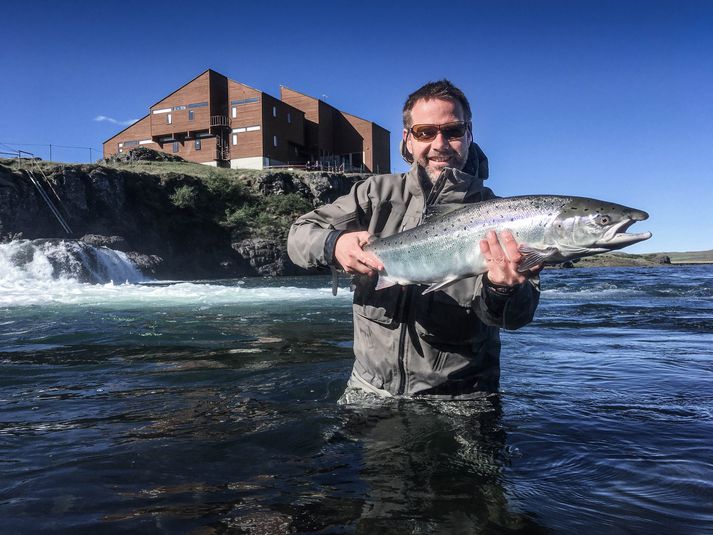 Flottur lax úr Grímsá við opnun.