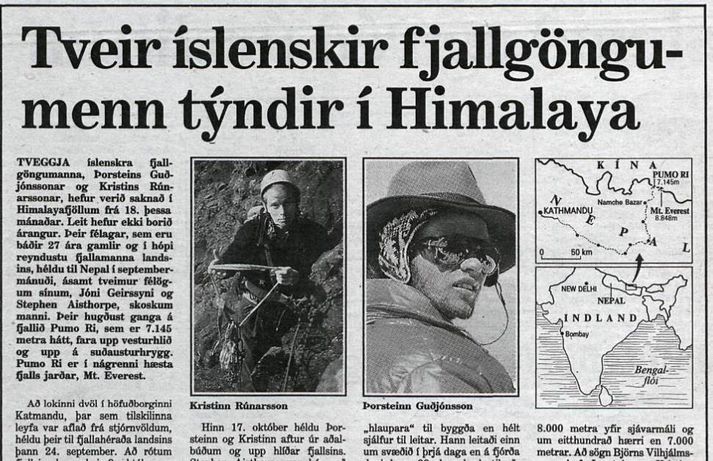 Forsíða Morgunblaðsins, 26. október 1988