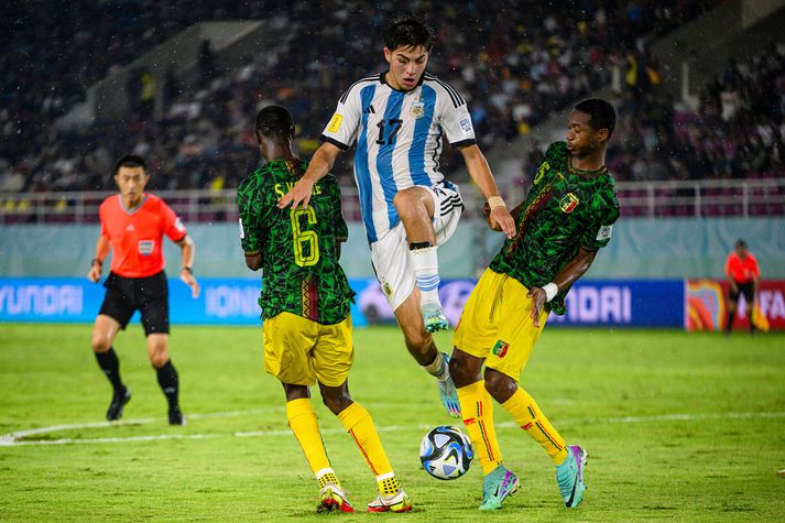 Valentino Acuña er farinn að blómstra með tuttugu ára landsliði Argentínu.