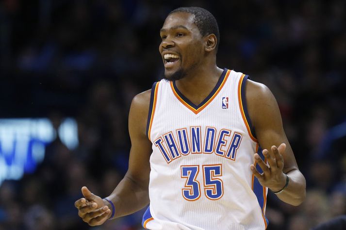 Kevin Durant hjá Oklahoma City Thunder átti stórkostlega viku.