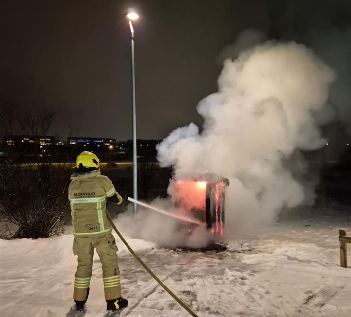 Engir stórbrunar loguðu á höfuðborgarsvæðinu síðasta sólarhringinn.