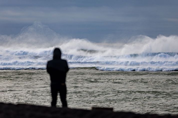 Hiti á landingu í dag verður um eða undir frostmarki.