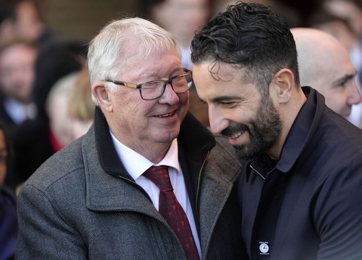 Rúben Amorim er að reyna að fóta sig í pressunni sem fylgir því að stýra félagi sem upplifði mikið góðæri um langa hríð undir stjórn Sir Alex Ferguson.