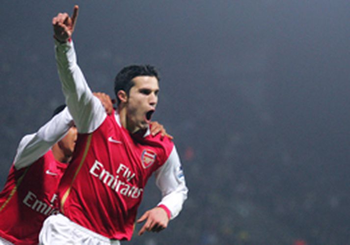 Robin van Persie hefur sýnt frábæra takta á köflum með Arsenal í vetur.