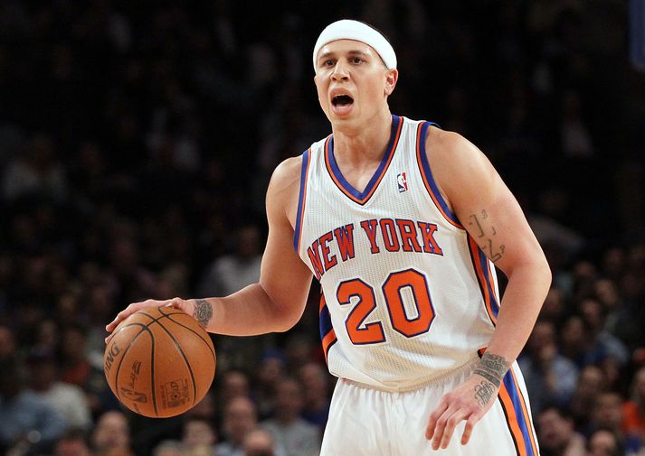 Bibby í leik með Knicks,