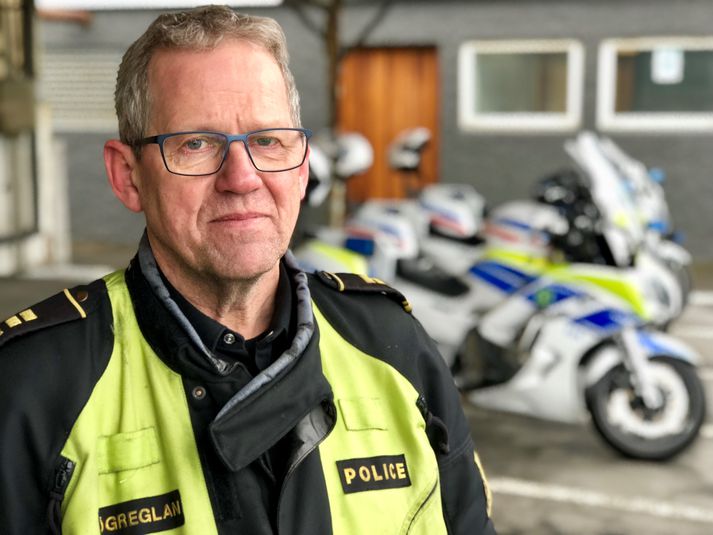 Kristófer Sæmundsson, varðstjóri hjá umferðardeild lögreglunnar á höfuðborgarsvæðinu.