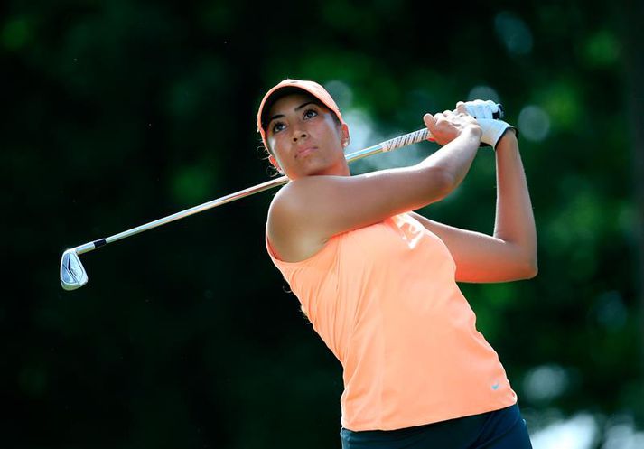 Cheyenne Woods í syngjandi sveiflu.