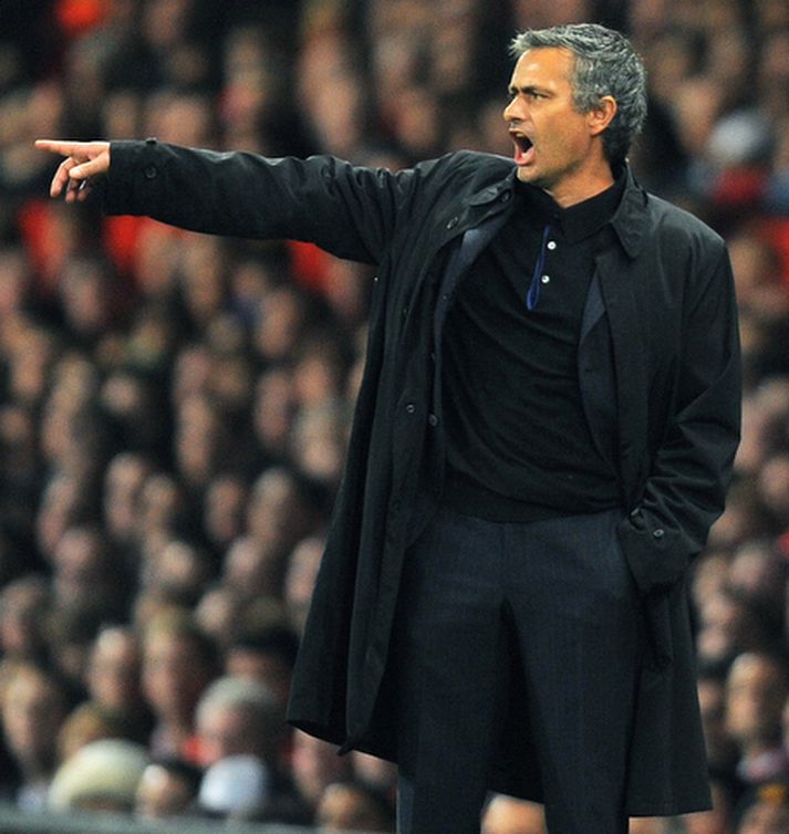 Jose Mourinho þjálfari Inter.