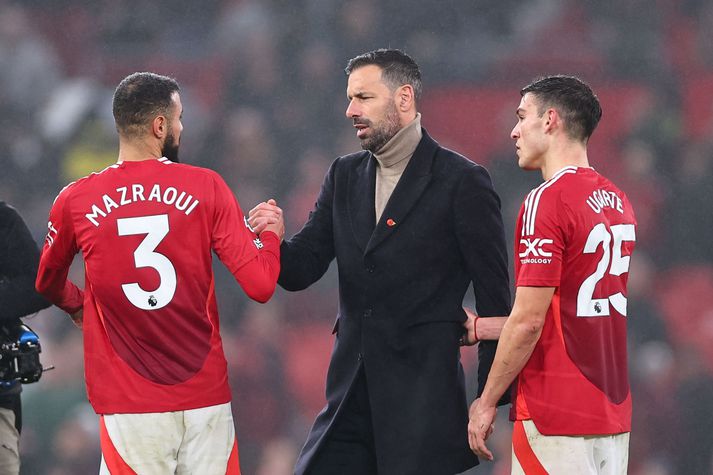 Ruud van Nistelrooy stýrði Manchester United í fjórum leikjum áður en Rúben Amorim tók við liðinu.