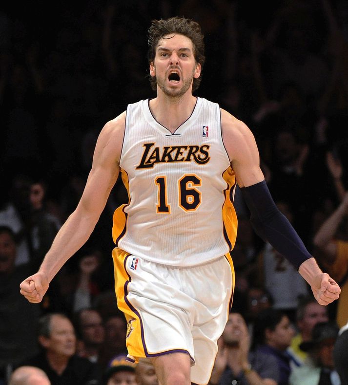 Pau Gasol átti flottan leik.