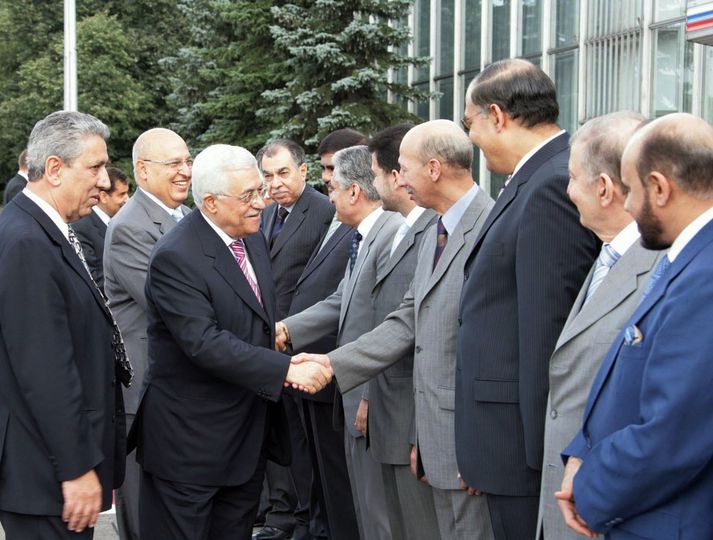 Mahmoud Abbas í Moskvu.