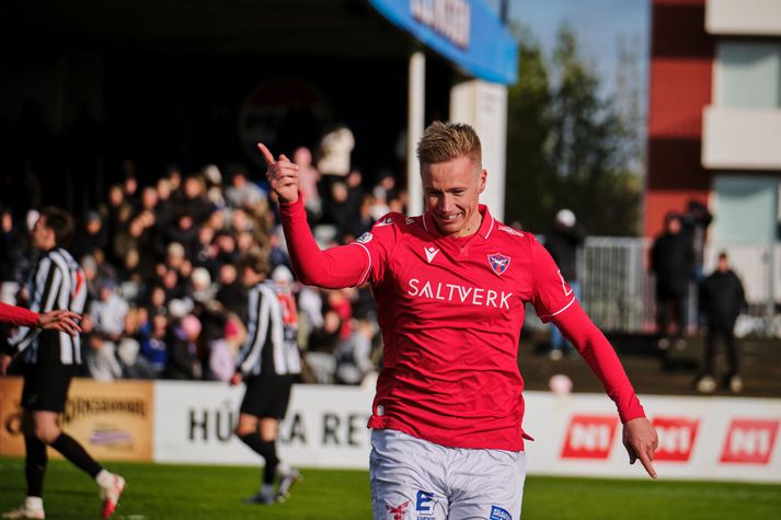 Patrick Pedersen skoraði jöfnunarmark Vals þegar átta mínútur voru til leiksloka.