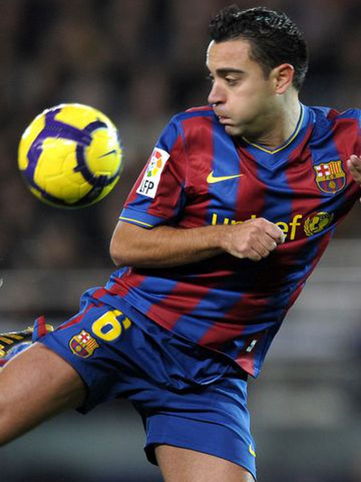 Xavi, leikmaður Barcelona.