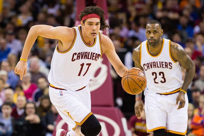 Varejao í leik með Cleveland.