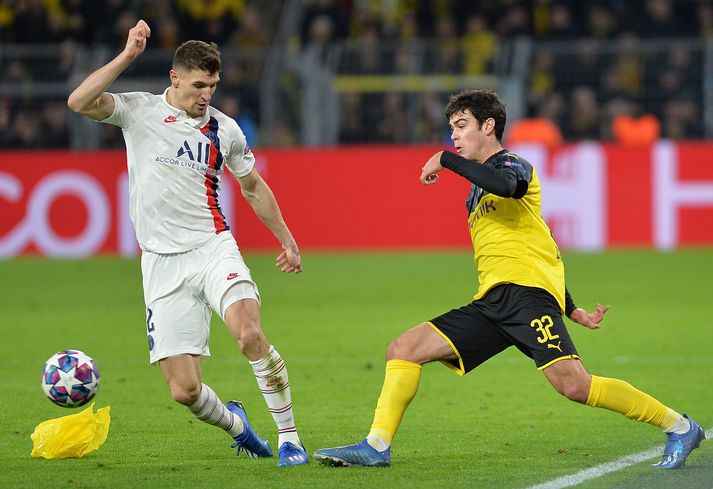 Meunier í leik með PSG á móti Dortmund fyrr á árinu.