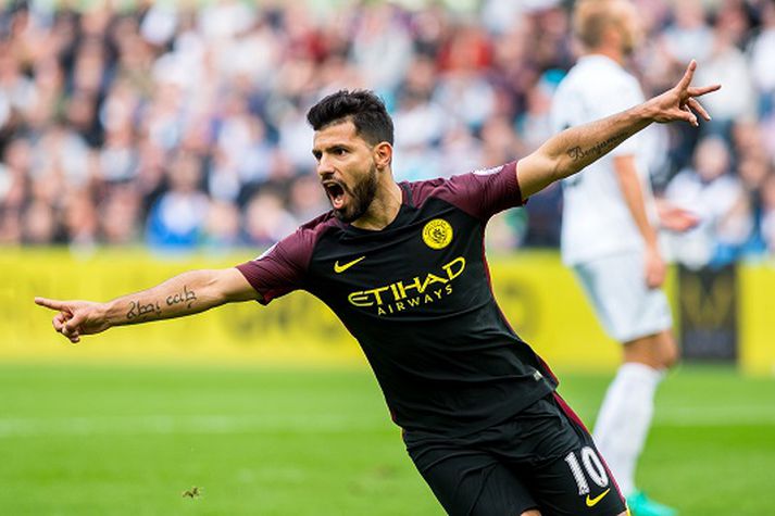 Sergio Agüero er tæpur vegna meiðsla.