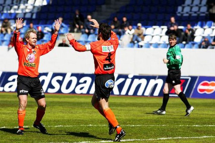 Finnur Kolbeinsson í leik með Fylki sumarið 2005.