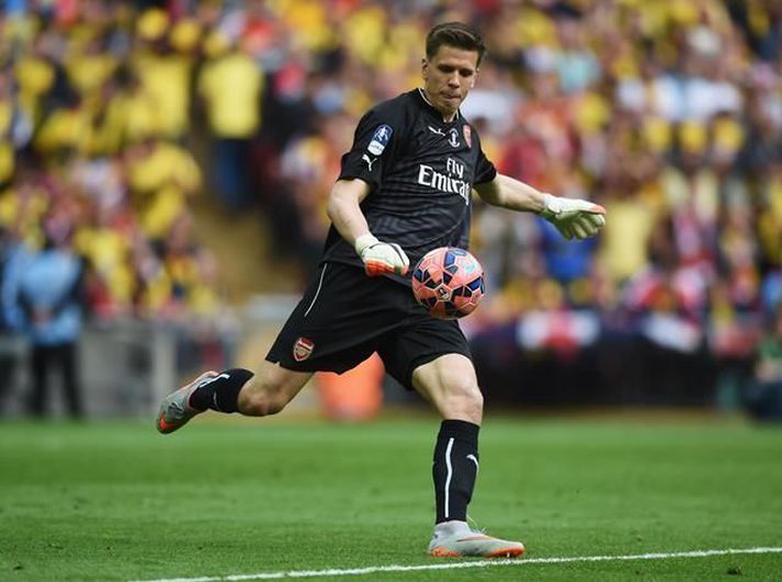 Szczesny missti sæti í byrjunarliði Arsenal til Davids Ospina á síðasta tímabili.