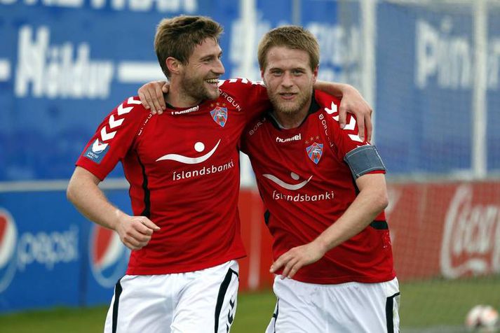 Iain Williamson og Haukur Páll Sigurðsson.