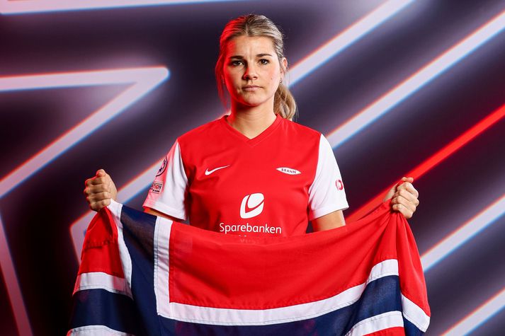 Andrine Hegerberg er mjög ánægð með riðil norska landsliðsins á EM í Sviss næsta sumar.