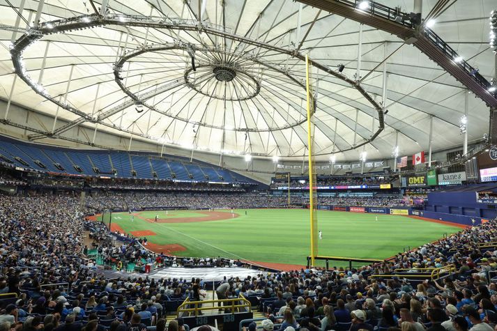 Tropicana Field hefur verið heimavöllur hafnaboltaliðsins Tampa Bay Rays alla tíð.