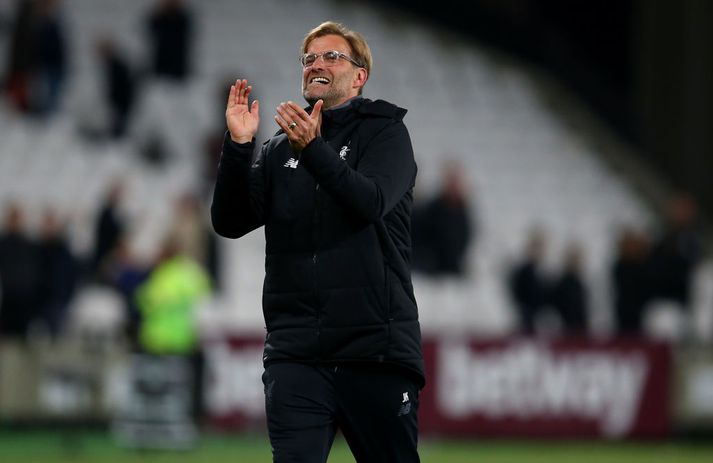 Jurgen Klopp eftir leikinn í gær