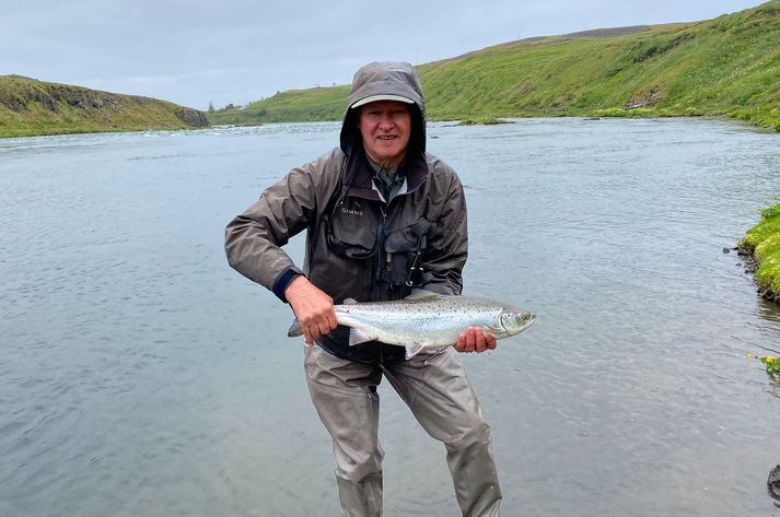 Alls komu 13 laxar á land við Blöndu í morgun