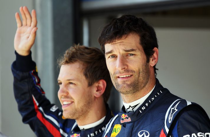 Sebastian Vettel og Mark Webber eru liðsfélagar hjá Red Bull.