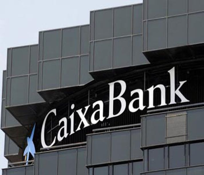 CaixaBank á Spáni, nú stærsti banki Spánar.