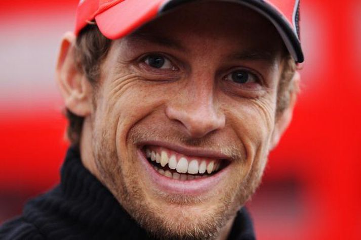 Jenson Button hjá McLaren.