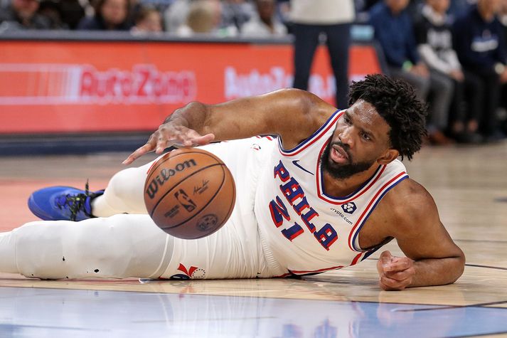 Ekkert gengur hjá Joel Embiid og félögum í Philadelphia 76ers.