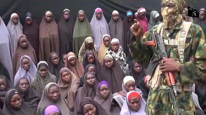 Liðsmenn Boko Haram birtu myndband í ágúst síðastliðinn með myndum af hópi stúlkna sem þeir sögðu vera hluti þeirra sem var rænt í Chibok árið 2014.