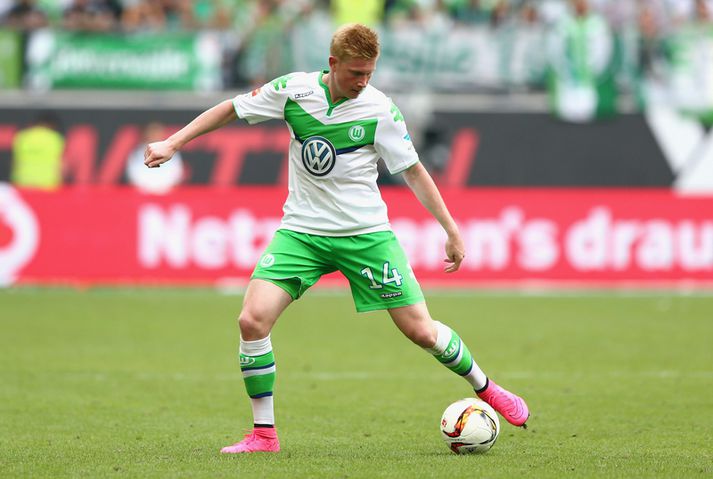 Kevin de Bruyne í leik með Wolfsburg, en hann virðist nú vera á förum.