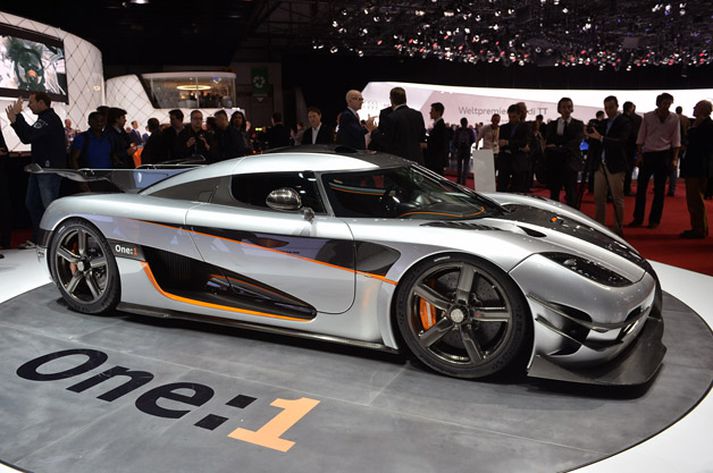 Koenigsegg One:1 ofurbíllinn er 1.341 hestöfl.