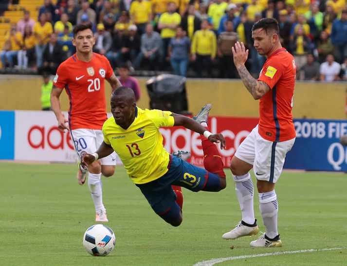 Enner Valencia í landsleik.