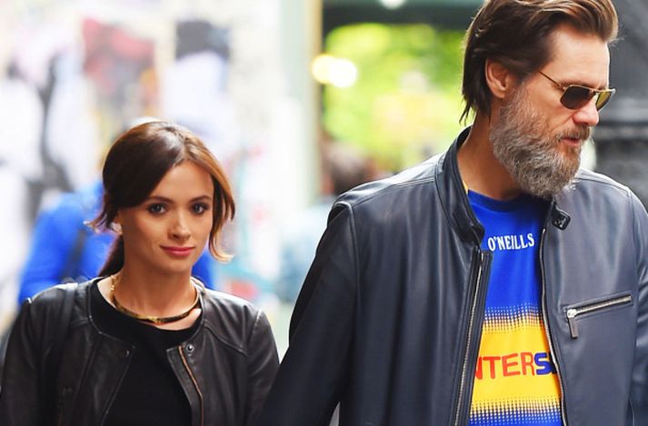 Cathriona White og Jim Carrey