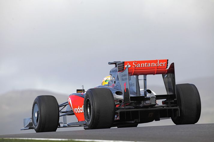 Lewis Hamilton er ekki sáttur við gengi McLaren.