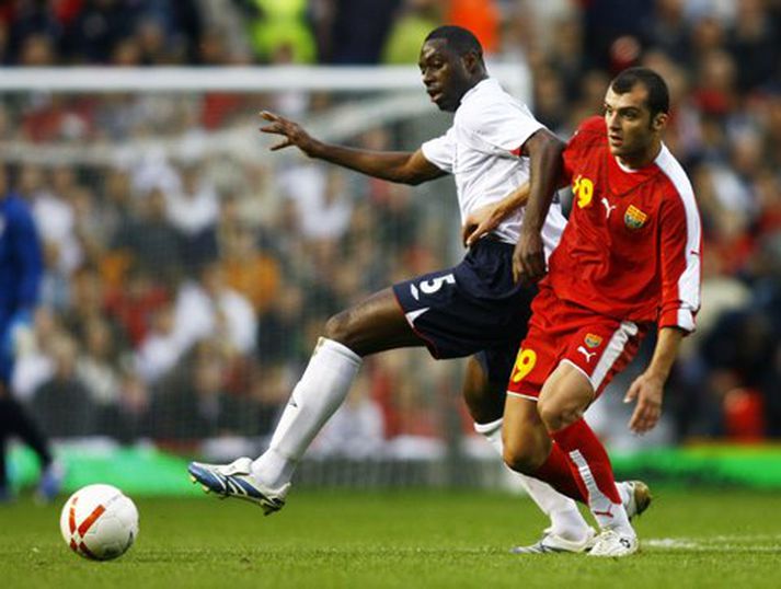 Goran Pandev í landsleik gegn Englandi.