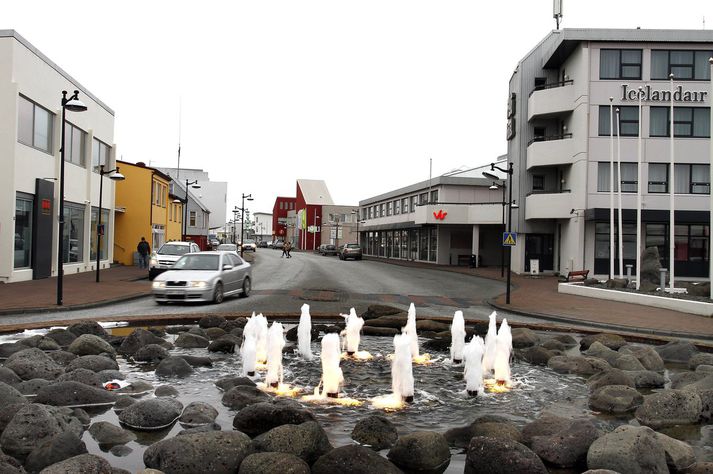 Hafnargata í Reykjanesbæ.