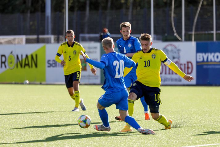 Svíar töpuðu gegn Íslendingum í Víkinni síðasta föstudag.