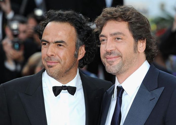 Alejandro Gonzalez Inarritu og Javier Bardem eru staddir í Cannes til að kynna mynd sína Biutiful. Nordicphotos/Getty