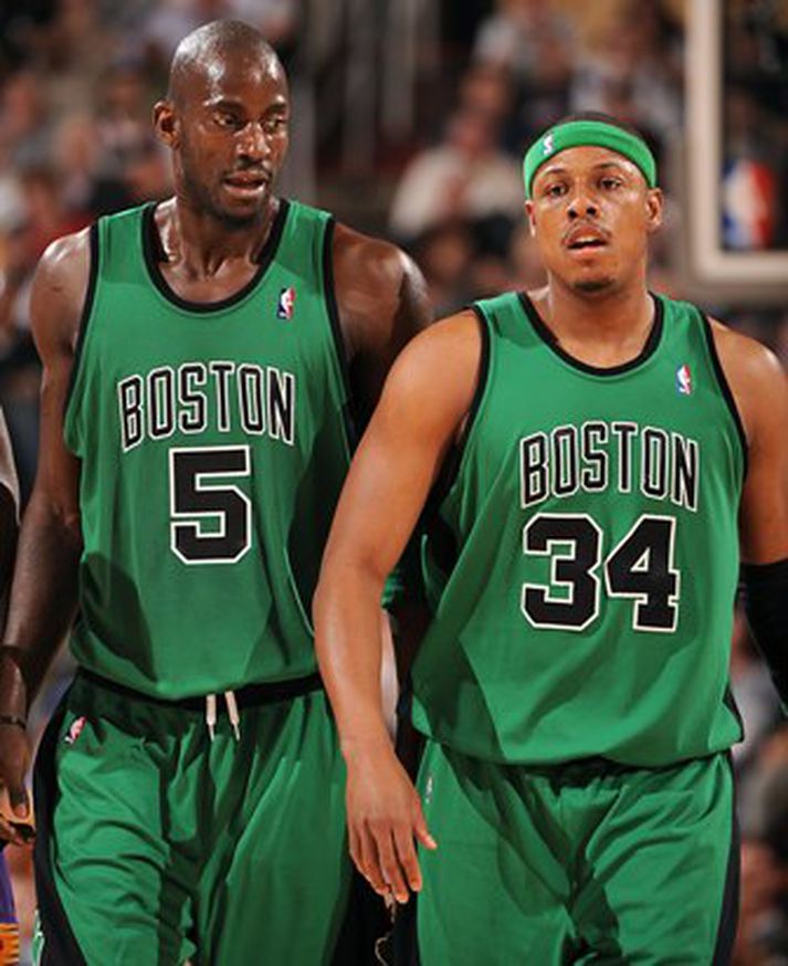 Garnett hefur miklar mætur á félaga sínum Paul Pierce